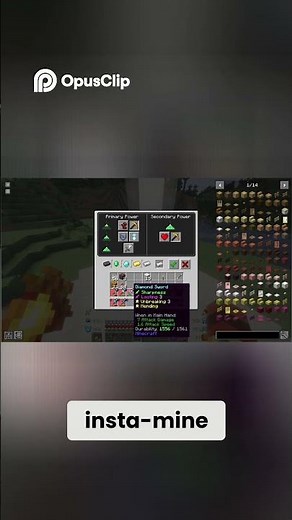 Minecraft Beacon Activated Insta Mine with Haste 2!