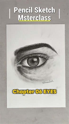 Pencil Sketch Master Class Chapter 06 | How to Draw Realistic Eyes | Eye Drawing Tutorial