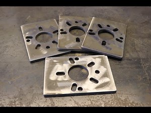 A SIMPLE CNC PLASMA JOB, BASIC CAD DRAWING AND CUTTING.