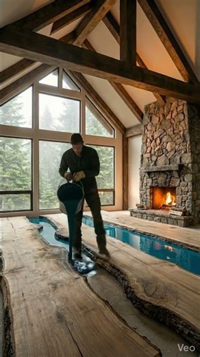 Blue River Epoxy Table Transformation is Absolutely Mesmerizing #epoxyresin #woodworking