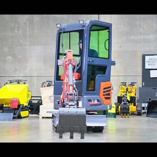 Titan T-15 Enclosed Cab Mini Excavator Overview | Best Seedling LLC