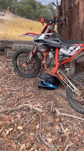Exciting Ride on the KTM SX85 Dirt Bike
