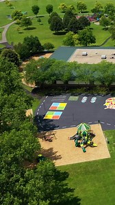 Smiling, happy faces at Olde Sawmill Elementary School! They have a brand new playground for students to explore this school year! 🛝 | Dublin City Schools