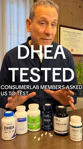 ConsumerLab | We Tested 6 Popular DHEA Supplements (What ConsumerLab Found) Dr. Tod Cooperman from ConsumerLab explains what to know about DHEA and... | Instagram