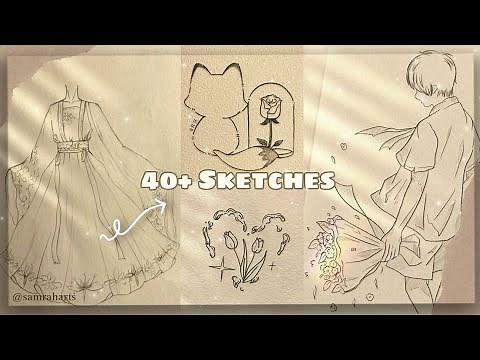 40+ easy aesthetic drawing ideas 📎🌿 #sketches #drawing