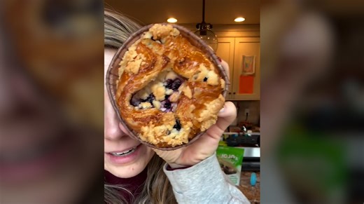 Costco's new hit: Blueberry caramelized cheesecake croissant