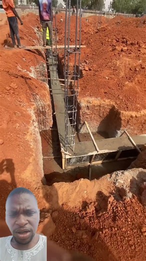 Tie beam on pad foundation, is that proper?