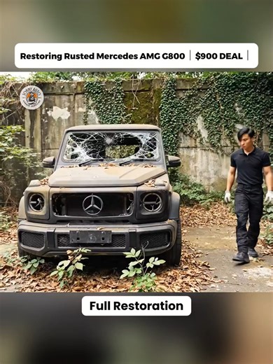 Restoring a Rusted Mercedes AMG G800: A Full ASMR Experience