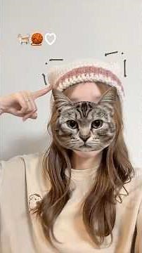 【かぎ針編み】ゆめかわ猫耳お帽子を編んでいきますわっ🐈🧶#shorts #crochet #かぎ針編み #ニット帽 #猫耳ニット帽 #編み物好きさんと繋がりたい #めちゃモテ委員長