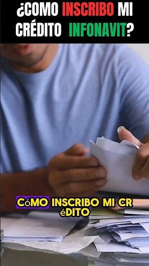 How do I register for my Infonavit loan? #infonavitcredit #infonavit