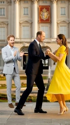 Prince William & Princess Kate Share a Joyful Dance as Prince Harry Cheers Them On