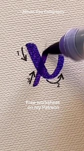 27K views · 63 reactions | How to Write Letter X - Easy Tutorial for Beginners #nhuandaocalligraphy #brushlettering | Nhuan Dao Calligraphy | Facebook