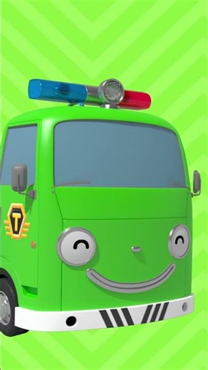 Splash into the paint!🎈 #Color #TayotheLittleBus #Shorts