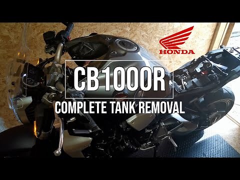 HONDA CB1000R Complete Fuel Tank Removal - Neo Cafe