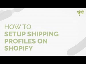 Shopify Print-on-demand Shipping Profile Settings Tutorial - Awkward Styles