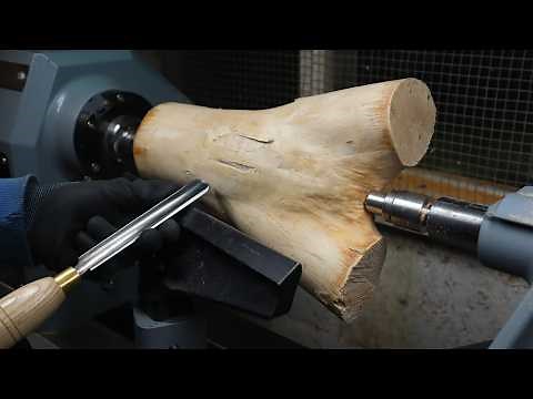 Woodturning - The Log With Hidden Spirit!