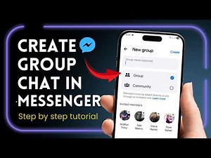 How to Create a Group Chat in Messenger 2026