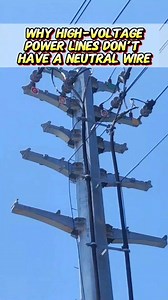 Why High-Voltage Power Lines Don’t Have a Neutral Wire⚡💡 Like❣️ comments📋 Share📤 . #neutralwire #neutralline #groundvsneutral #highvoltage #powerlines #electricaltransformer #powertransformer #diyelectrical #electrical #electrician #electricians #electricalwork #electricalworks #electricalstudent #electricalstudents #electricalengineering #electricalengineer #electricaltips #electricalwiring | Spark Labs
