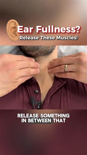 Ear fullness isn't just from the ear— it can come from deeper neck...