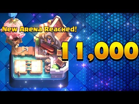 Finally Hitting 11,000 Trophies in Clash Royale!