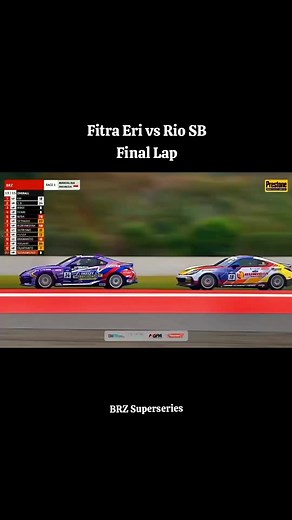 Final Lap Fitra Eri vs Rio SB BRZ Superseries
