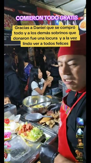 mil gracias querido @Daniel por tanto cariño y tu buen corazón tambien a mis sobrinos que donaron para que todas las personas coman gratis 🫶🫶🫶#tiktoklive #livehighlights #mistertony #comidarapida #risoterapia