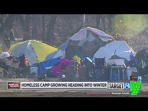 As Kalamazoo homeless camp grows, so do its needs