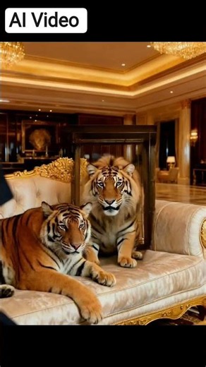 Lion King 🦁 | The King of the Jungle Meets Luxury 😱 | AI Generated Cinematic Video #shorts