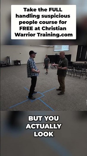Suspicious person? How to approach and de-escalate #shorts