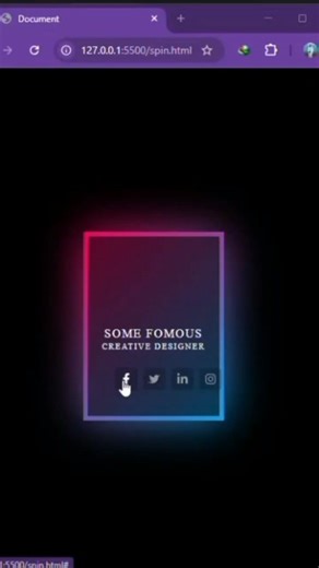 Glassy Glow Hover Effect with HTML & CSS | #coding Stunning CSS Card Hover Animation #Shorts #short
