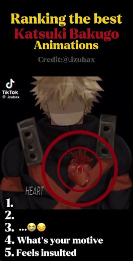 Ranking the best Katsuki Bakugo animations #ranking #anime #mha #katsukibakugou #bakugo #animation