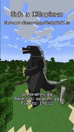 INTENTA ELIMINAR a GODZILLA en este mod en MINECRAFT 🦖☢️