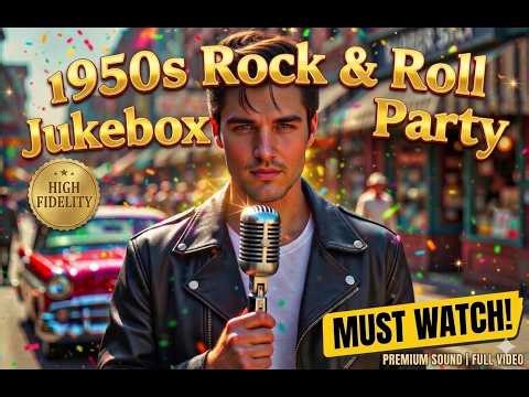 1950s Rock & Roll Jukebox Party 🔥 Slimmed Down Jive | Jimmy’s Bar Hop Baby | Rebel Rouser Rhythm