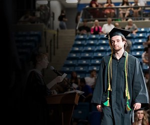 Newman pre-med student graduates in three years: https://bit.ly/42QG0nS | Newman University