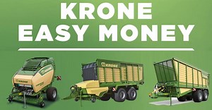 Unsere Aktionen laufen noch bis zum 31.01.2019 Der GROSSE KRONE 500 EURO Bonus EasyMoney um 0,68%p.a. super günstig finanzieren StarkeBindung Mantelfolienbindung um 2.880,- EURO Informiere dich auf unserer Webseite www.krone-austria.at | KRONE Agriculture