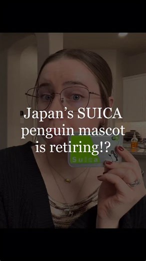 Mita on Instagram: "The beloved penguin mascot of Suica smartcards used for public transportation and cashless payments in Japan will be retired in spring 2027. The penguin, which has served as the face of Suica since its launch in 2001, will be replaced with a new mascot in line with planned enhancements to the card’s functions from fall 2026, according to the company. JR East also announced that the #SUICA smartphone app will add barcode and QR-code payment functions. Its balance cap will be r