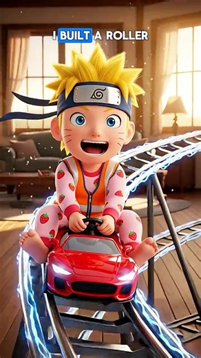 Naruto Builds a Roller Coaster — Sasuke Expands It Into a Mega Ride! 🎢😂