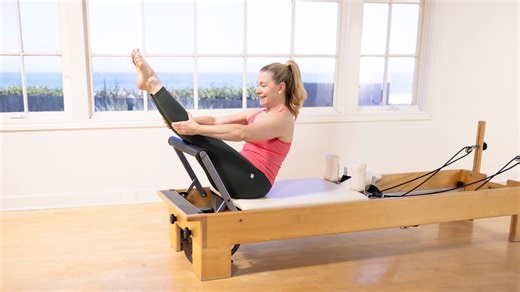 Join Amy Havens for a Reformer class that builds strength and mobility through mindful spinal articulation and deep core engagement. With varied spring tensions and dynamic combination patterns, this class keeps you moving with focus and flow. Move with Amy here: http://bit.ly/4nPdVri | Pilates Anytime