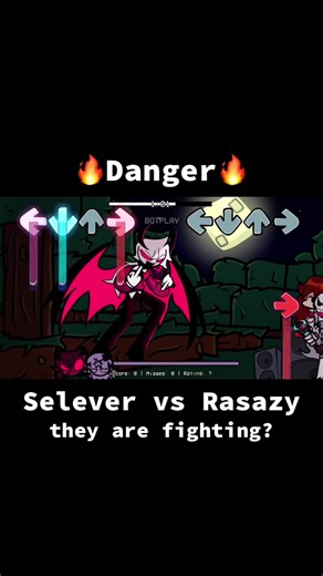 DangerをSeleverとRazazyに歌ってもらった。めっちゃ激しい喧嘩みたいなやつ。 Danger but Selever and Razasy sings it! #fnf #fridaynightfunkin #mfm #danger #selever #razasy