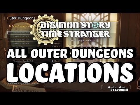 Ultimate Outer Dungeon Guide 🏆 ALL Locations in Digimon Story Time Stranger!