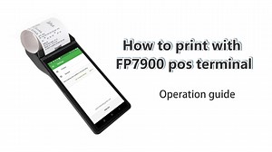 Watch How to print with pos terminal on Amazon Live