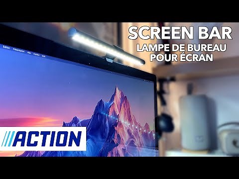 ScreenBar de chez ACTION la Barre lumineuse pour écrans d'ordinateur Mac et Windows