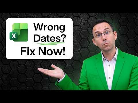 Fix Messed-Up Excel Dates in Seconds (No Manual Editing Needed)
