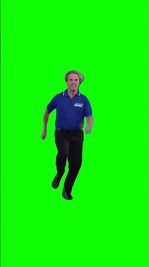 Guy Running Fast Meme Green Screen #memelord #dankmemes