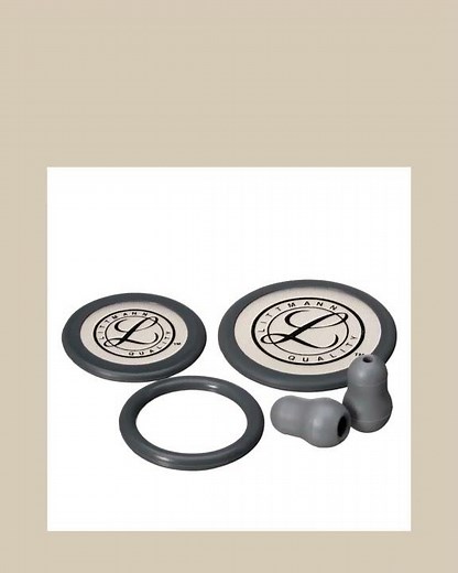 3M Littmann Stethoscope Spare Parts Kit, Classic III and Cardiology IV, Grey, 40017