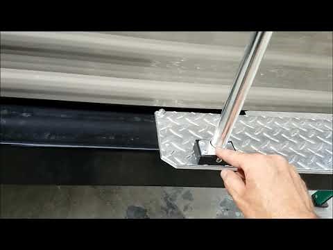 RV Travel Trailer Ladder Installation