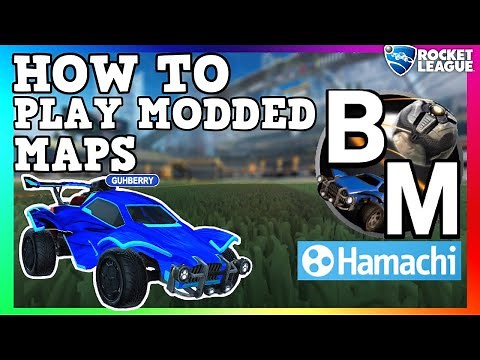 HOW TO PLAY MODDED MAPS with friends ON ROCKET LEAGUE IN 5 MINUTES w/BakkesMod!