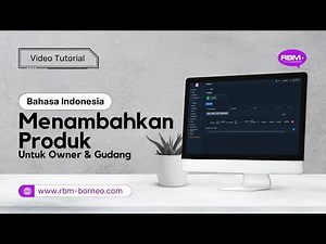 Menambahkan Data Produk di RBM