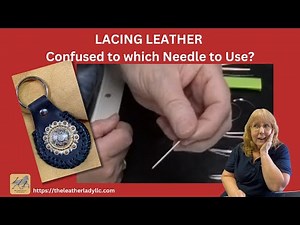 LACING LEATHER - What Is A 2 Prong & Perma-Lok Needle? Learn what it is and how to set them up