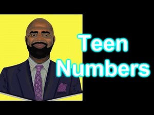 Numbers in the Teens (The one comes first) Rap song for kids about teen numbers)